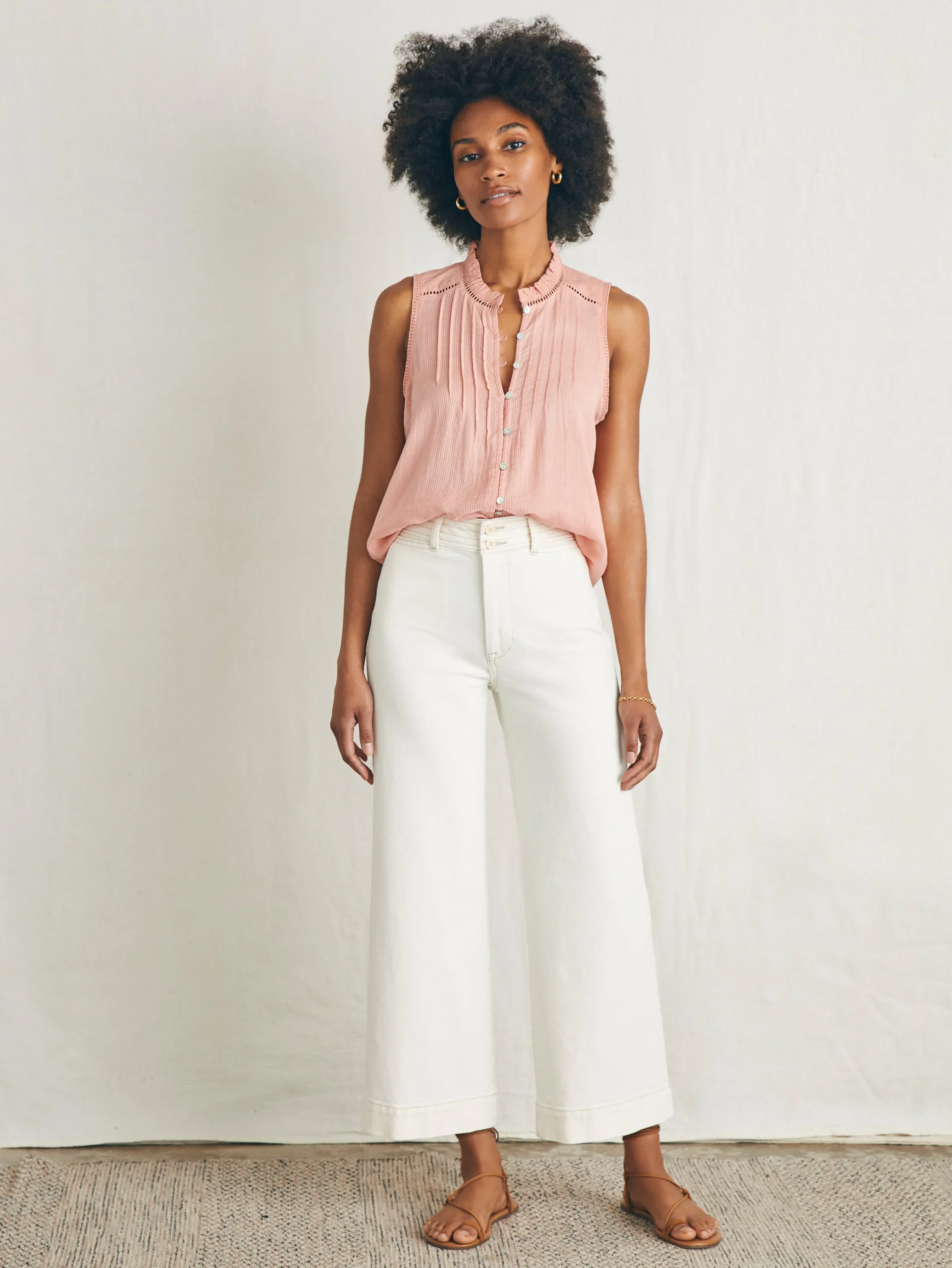 Faherty Brand Willa Sleeveless Top -^Women Shirts & Tops