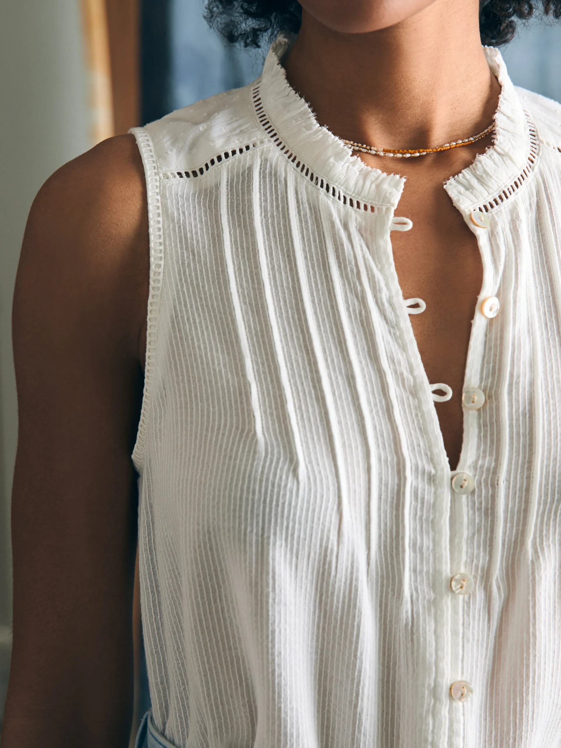 Faherty Brand Willa Sleeveless Top -^Women Shirts & Tops
