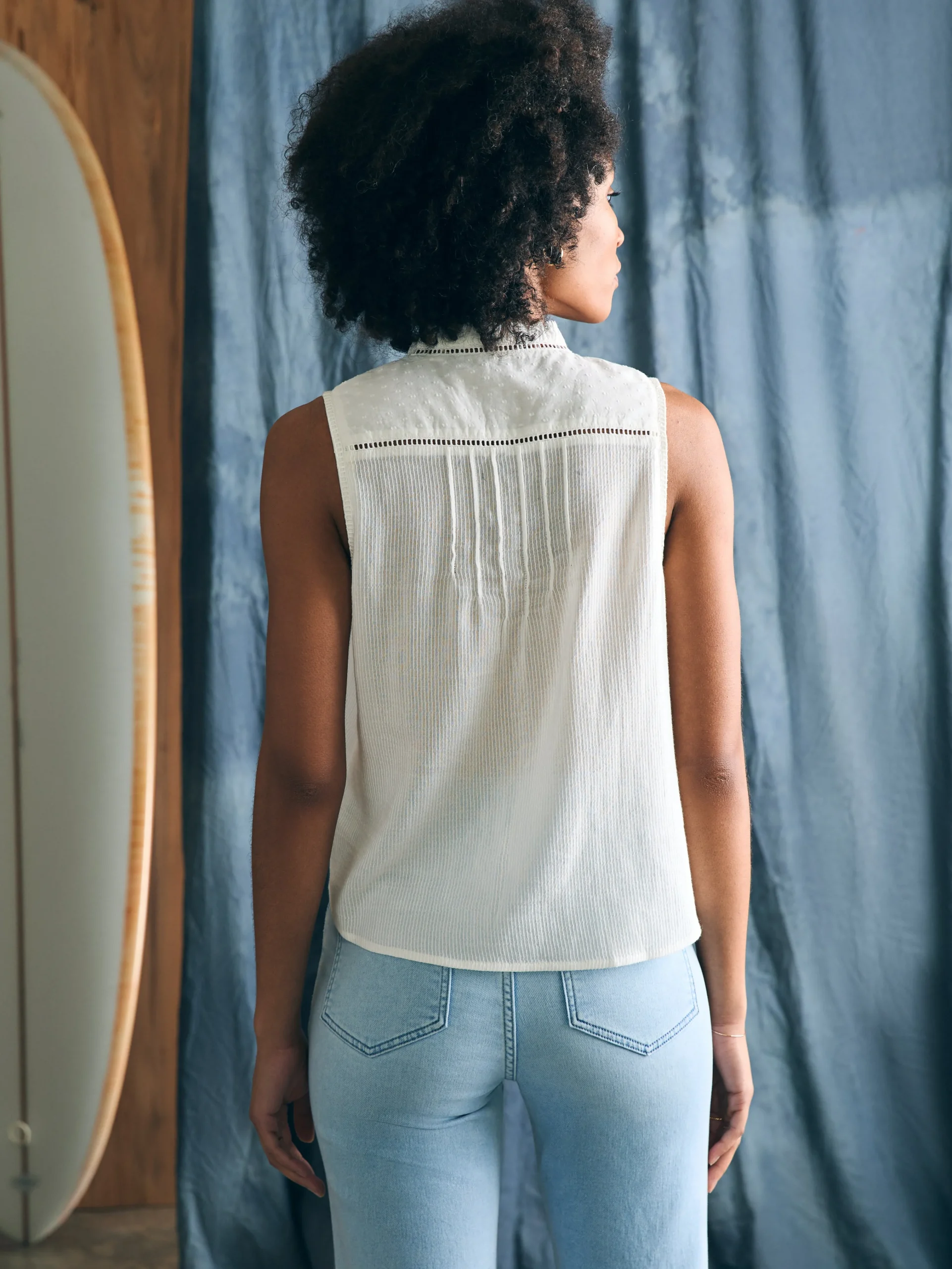 Faherty Brand Willa Sleeveless Top -^Women Shirts & Tops