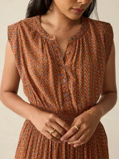 Faherty Brand Woodstock Midi Dress -^Women Dresses