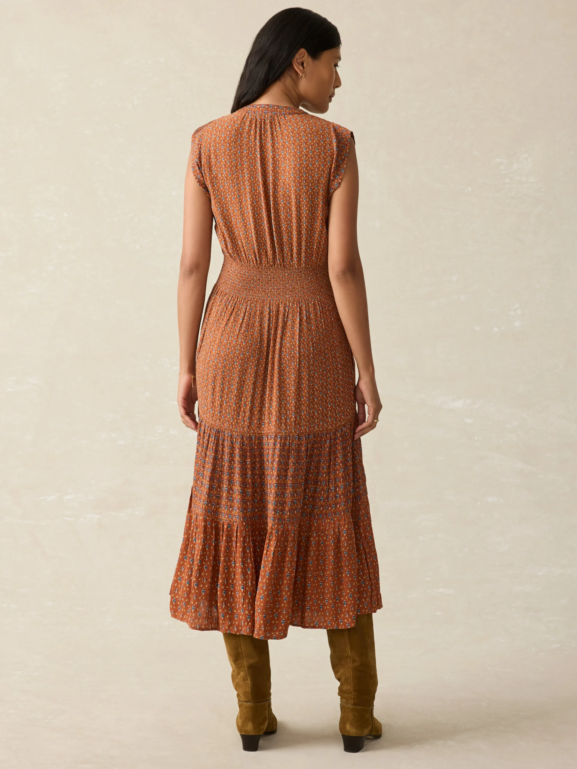 Faherty Brand Woodstock Midi Dress -^Women Dresses